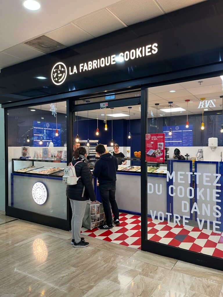 Ouverture Fabrique cookies Centre commercial Passage Cordeliers